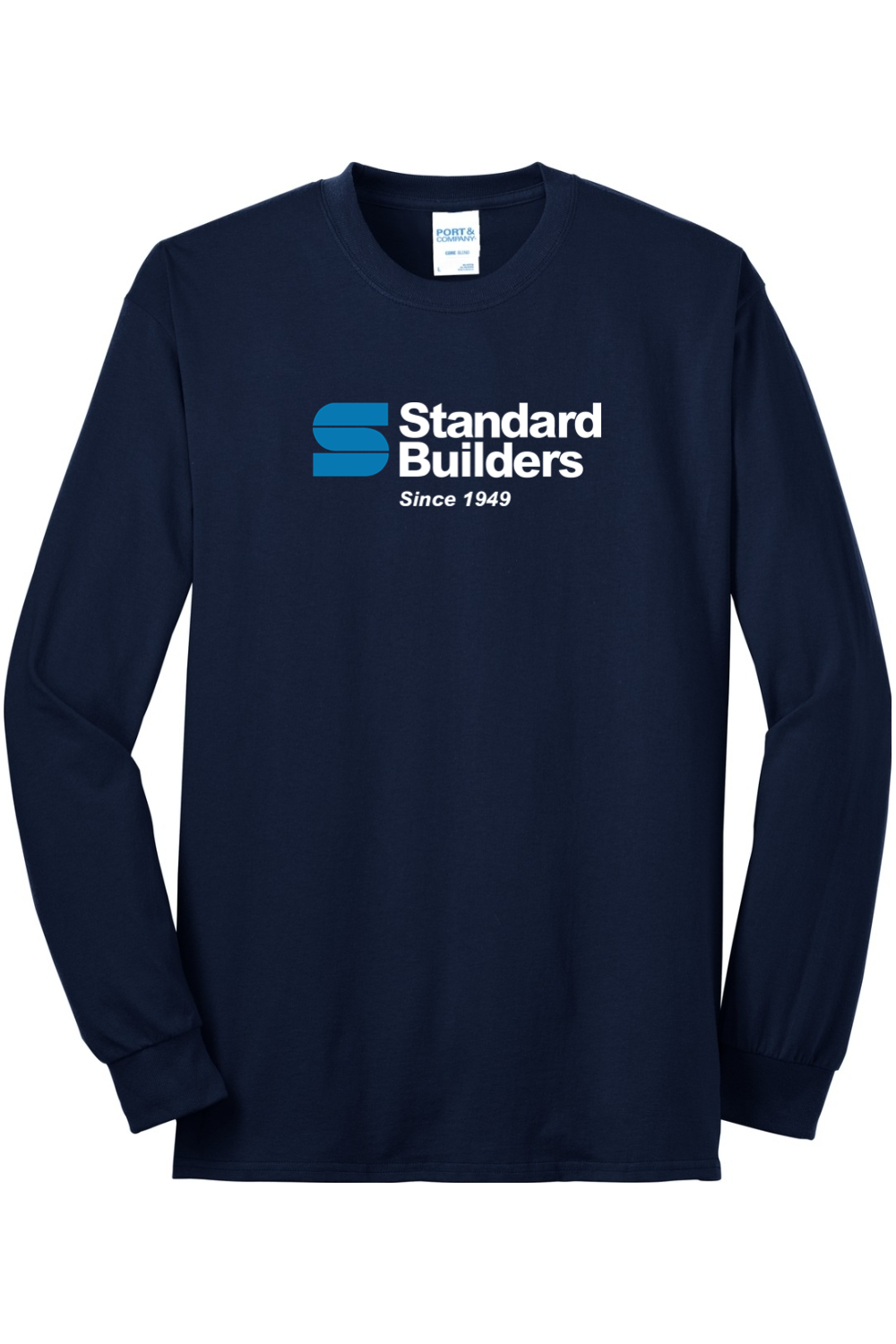 Men's Port & Co Tall Long Sleeve Core Blend Tee