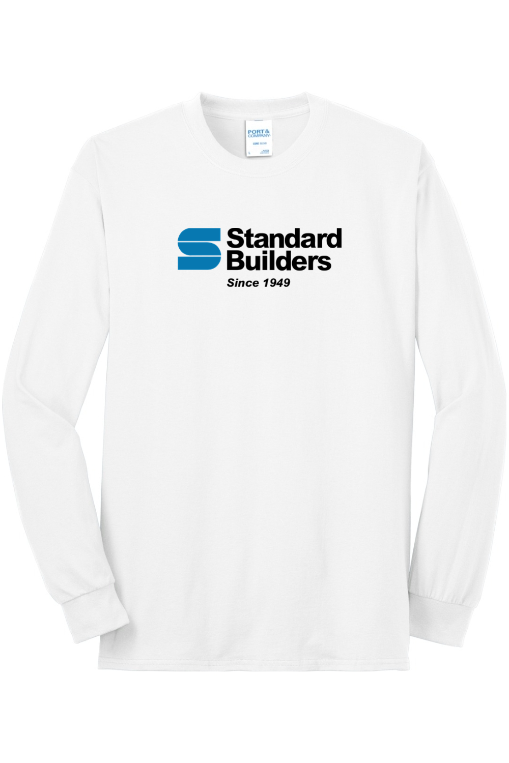 Men's Port & Co Tall Long Sleeve Core Blend Tee - Image 2