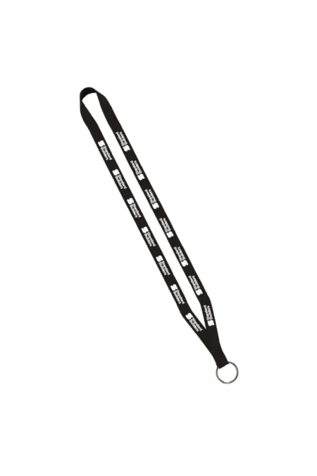 Alternative view of 1/2" Polyester Lanyard with Sewn Metal Split-Ring