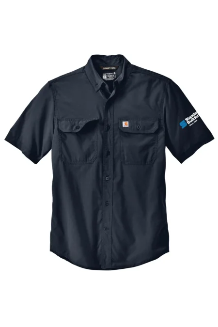 Alternative view of Men's Carhartt Force Solid Short Sleeve Shirt