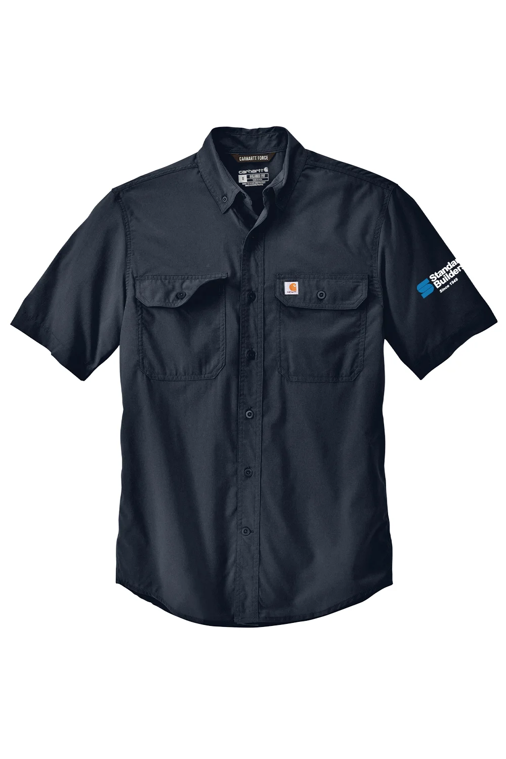 Men's Carhartt Force Solid Short Sleeve Shirt - Image 2