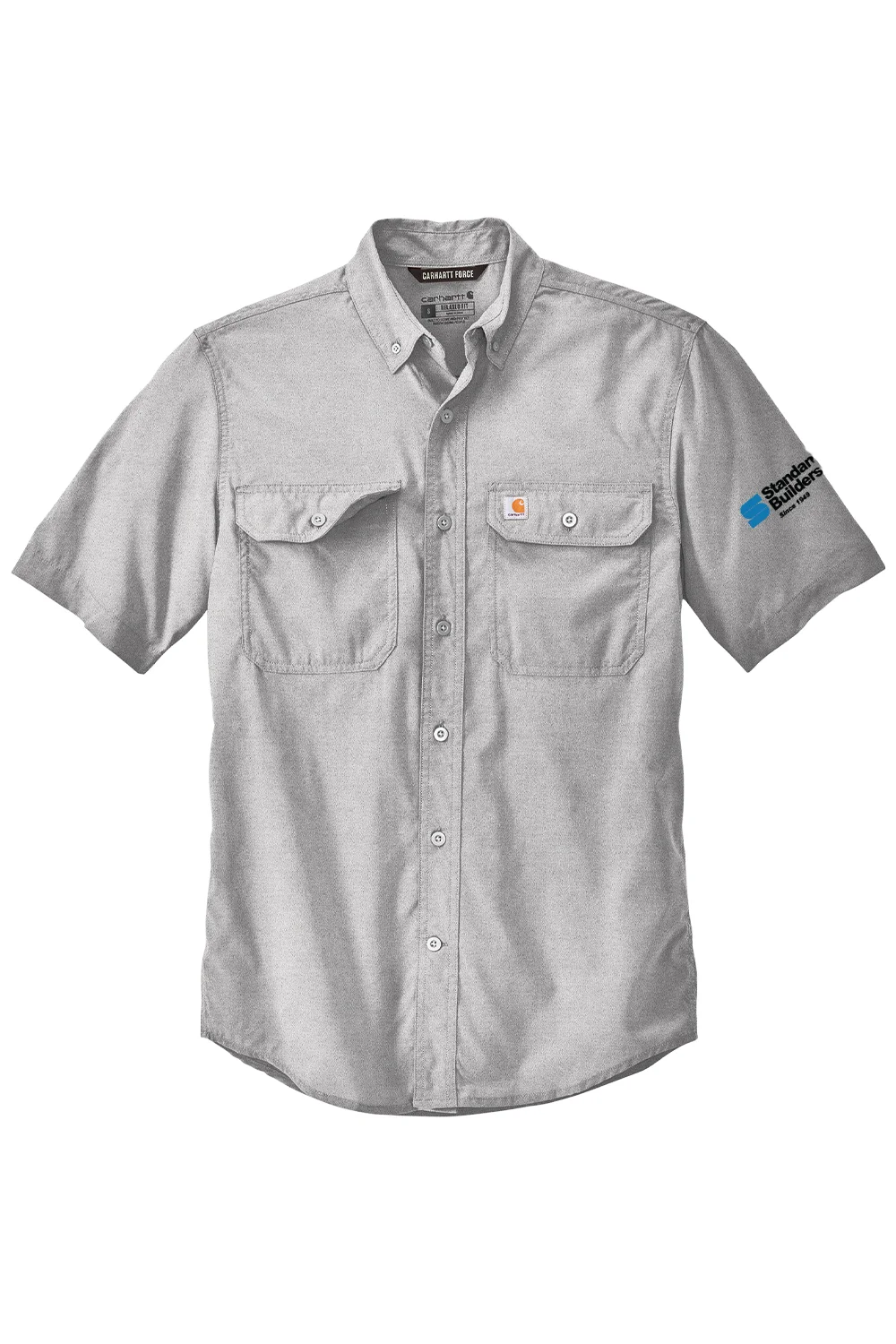 Men's Carhartt Force Solid Short Sleeve Shirt - Image 3
