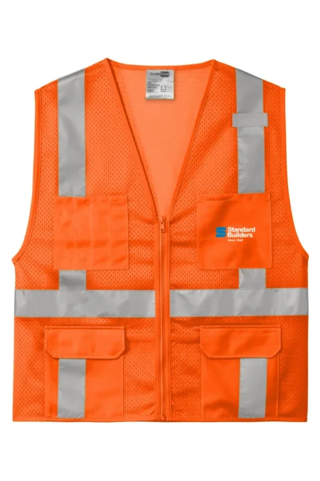 CornerStone Mesh Six-Pocket Zippered Vest